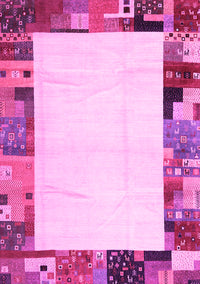 Solid Pink Modern Rug, con1526pnk