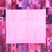 Square Solid Pink Modern Rug, con1526pnk