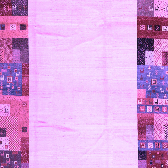 Machine Washable Solid Purple Modern Area Rugs, wshcon1526pur