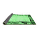 Sideview of Solid Emerald Green Modern Rug, con1526emgrn