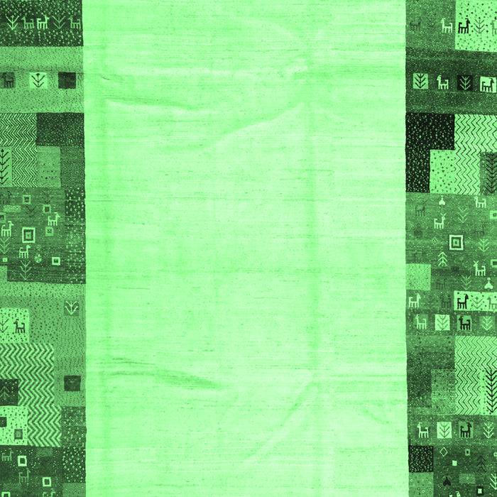 Solid Emerald Green Modern Rug, con1526emgrn