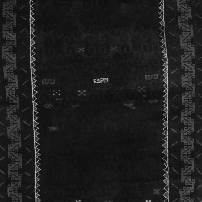 Serging Thickness of Machine Washable Abstract Gray Contemporary Rug, wshcon1527gry