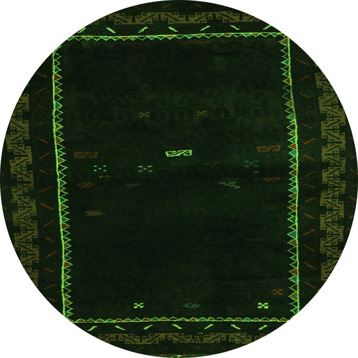 Machine Washable Abstract Green Contemporary Area Rugs, wshcon1527grn