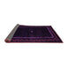 Sideview of Abstract Purple Contemporary Rug, con1527pur