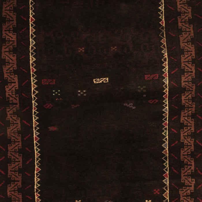 Machine Washable Abstract Brown Contemporary Rug, wshcon1527brn