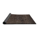 Thickness of Contemporary Chocolate Brown Modern Rug, con1528