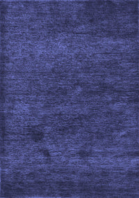 Abstract Blue Contemporary Rug, con1528blu