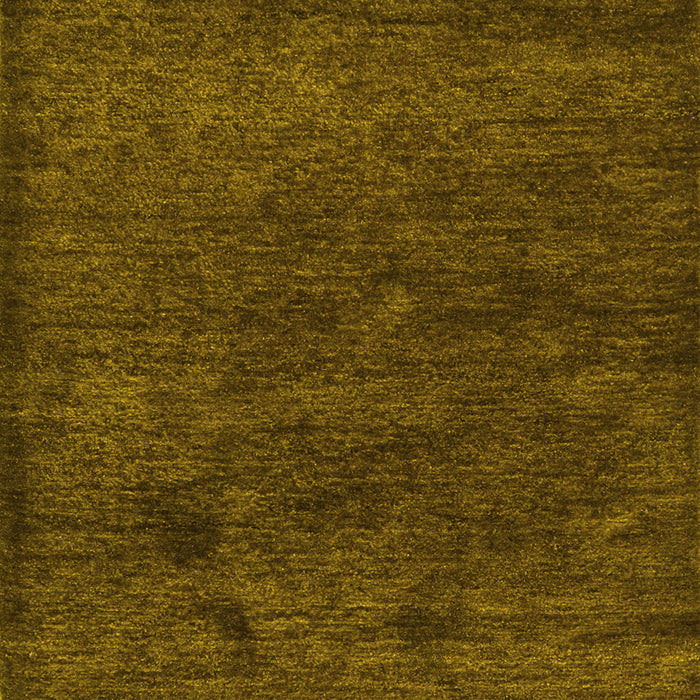 Abstract Yellow Contemporary Rug, con1528yw