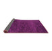 Sideview of Abstract Pink Contemporary Rug, con1528pnk