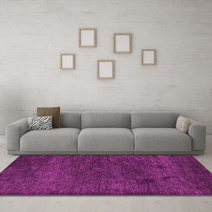Machine Washable Abstract Pink Contemporary Rug in a Living Room, wshcon1528pnk