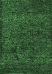 Abstract Emerald Green Contemporary Rug, con1528emgrn