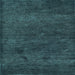 Square Abstract Light Blue Contemporary Rug, con1528lblu