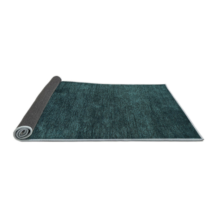 Sideview of Abstract Light Blue Contemporary Rug, con1528lblu