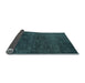 Sideview of Abstract Light Blue Contemporary Rug, con1528lblu