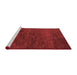 Contemporary Red Washable Rugs