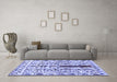 Machine Washable Abstract Blue Contemporary Rug in a Living Room, wshcon1529blu