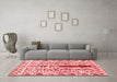 Contemporary Red Washable Rugs