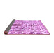 Sideview of Abstract Purple Contemporary Rug, con1529pur