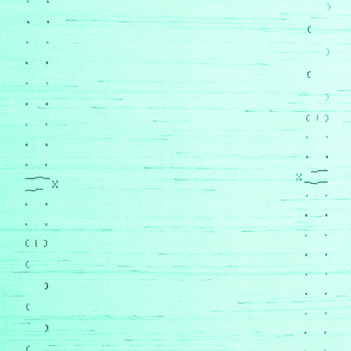 Solid Turquoise Modern Rug, con152turq