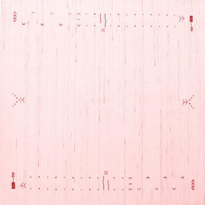 Solid Red Modern Rug, con152red