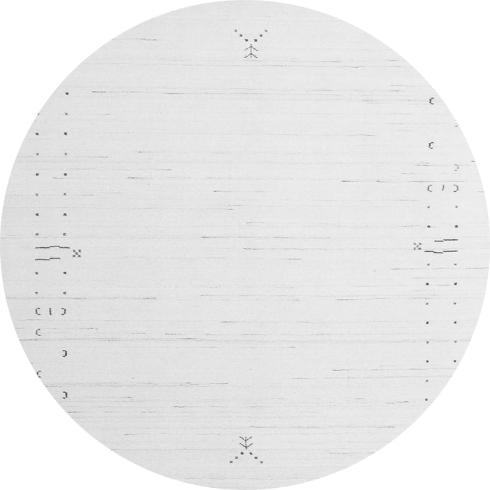 Square Solid Gray Modern Rug, con152gry