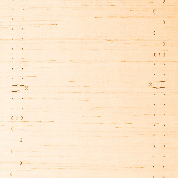 Solid Orange Modern Rug, con152org