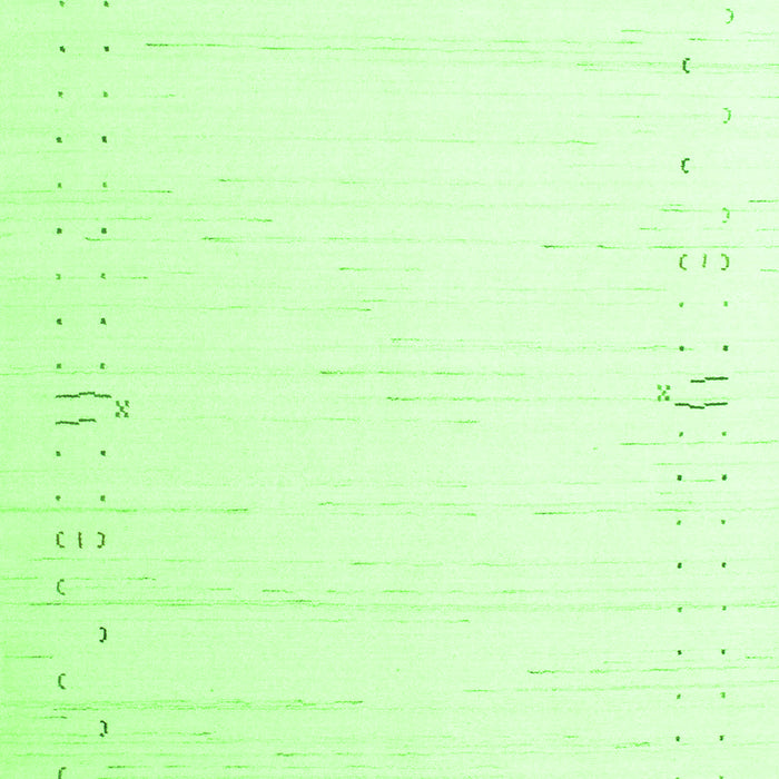 Solid Green Modern Rug, con152grn