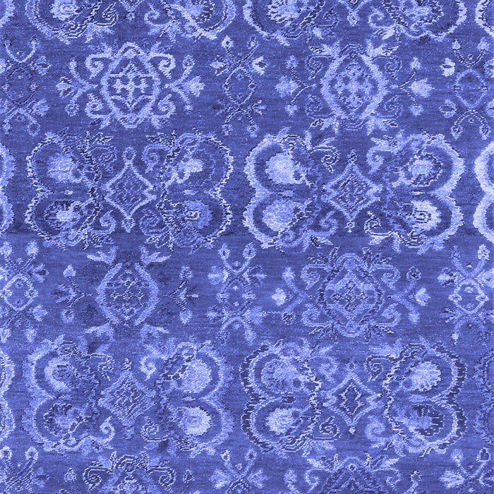 Machine Washable Abstract Blue Contemporary Rug, wshcon1530blu