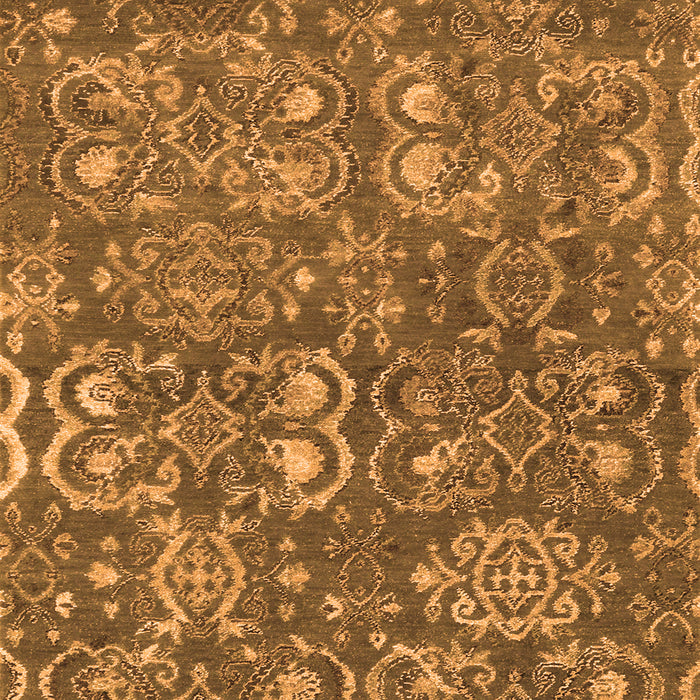 Abstract Orange Contemporary Rug, con1530org