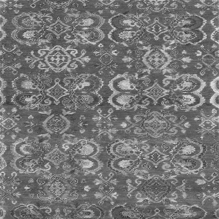 Serging Thickness of Abstract Gray Contemporary Rug, con1530gry