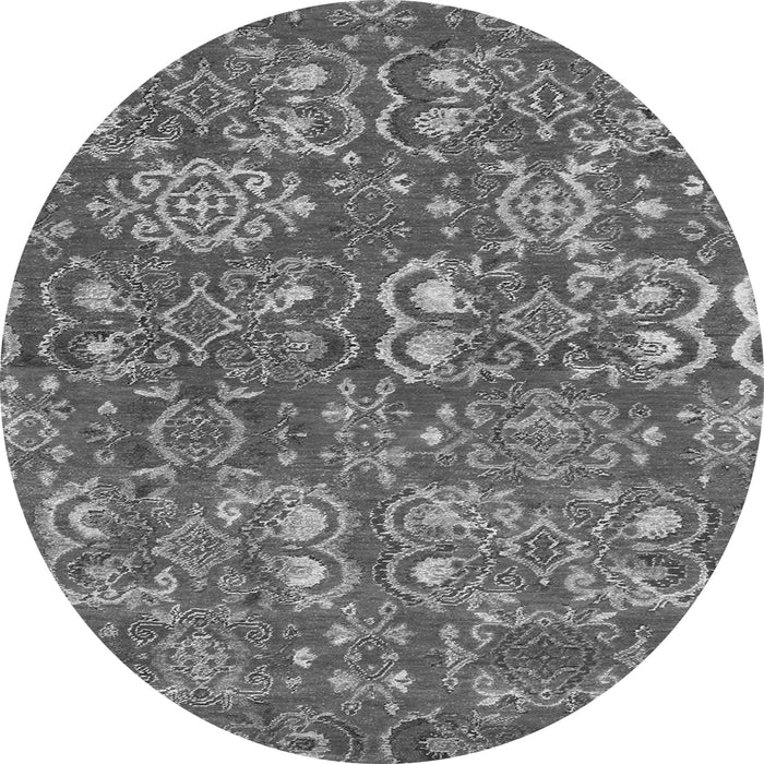 Machine Washable Abstract Gray Contemporary Rug, wshcon1530gry