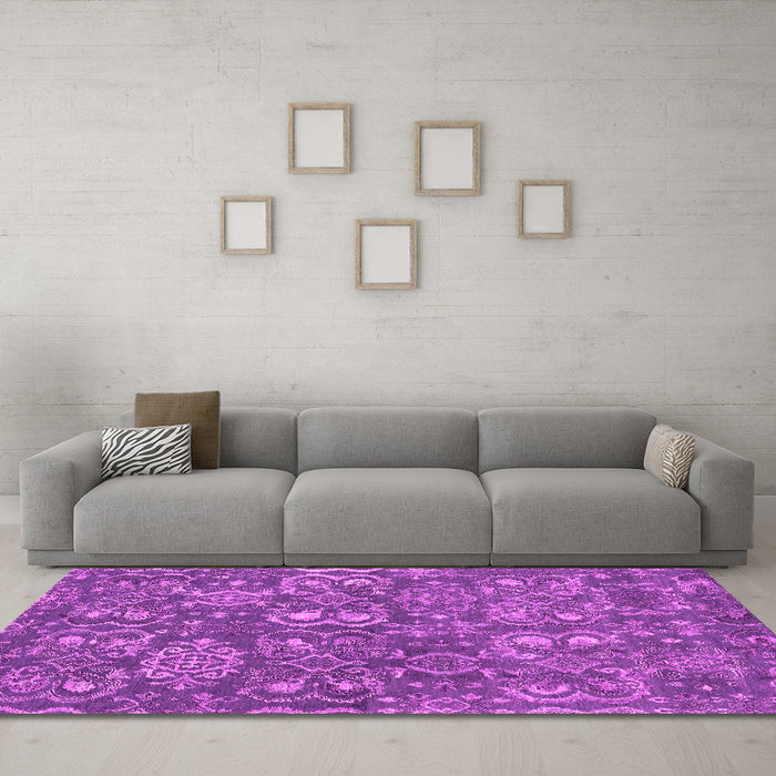 Machine Washable Abstract Pink Contemporary Rug in a Living Room, wshcon1530pnk