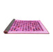 Sideview of Abstract Pink Contemporary Rug, con1531pnk