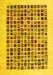 Abstract Yellow Contemporary Rug, con1531yw