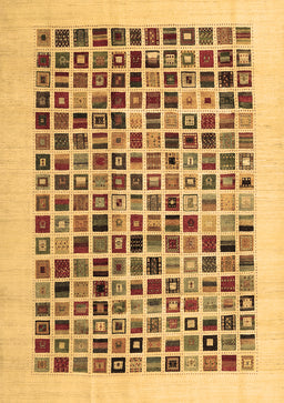Abstract Brown Contemporary Rug, con1531brn
