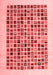 Abstract Red Contemporary Area Rugs