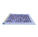 Sideview of Machine Washable Abstract Blue Contemporary Rug, wshcon1531blu