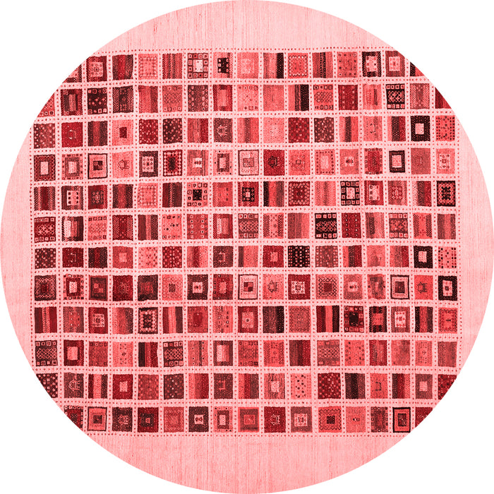 Machine Washable Abstract Red Contemporary Rug, wshcon1531red