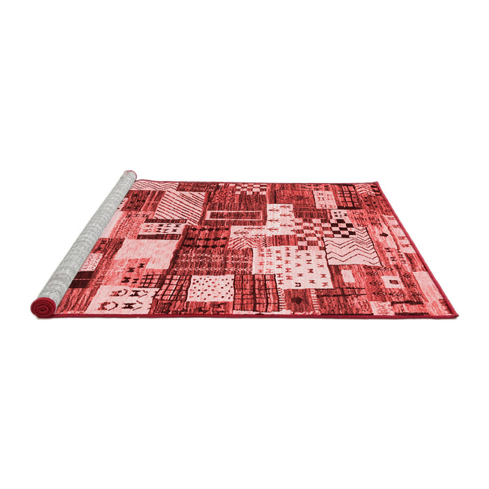 Country Red Washable Rugs