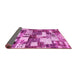 Sideview of Southwestern Pink Country Rug, con1532pnk