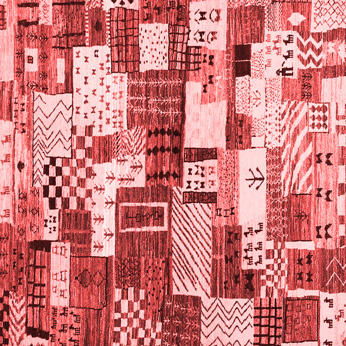 Machine Washable Southwestern Red Country Rug, wshcon1532red