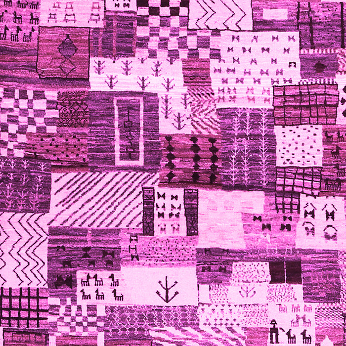 Machine Washable Southwestern Pink Country Rug, wshcon1532pnk