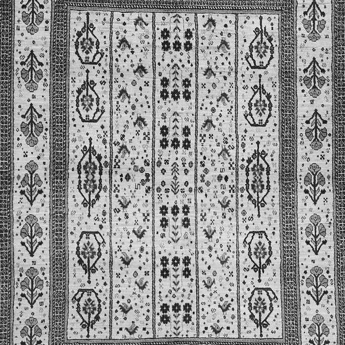 Serging Thickness of Machine Washable Abstract Gray Contemporary Rug, wshcon1533gry