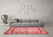 Contemporary Red Washable Rugs