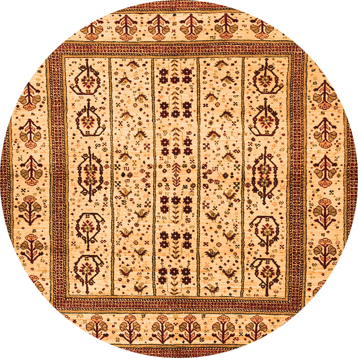 Machine Washable Abstract Orange Contemporary Area Rugs, wshcon1533org