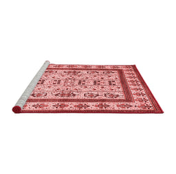 Contemporary Red Washable Rugs