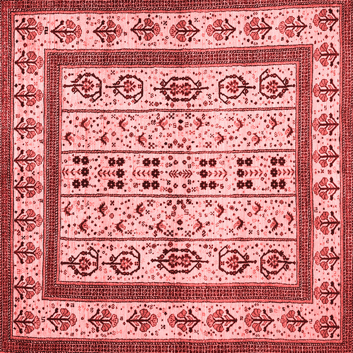 Abstract Red Contemporary Rug, con1533red