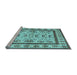 Sideview of Machine Washable Abstract Light Blue Contemporary Rug, wshcon1533lblu