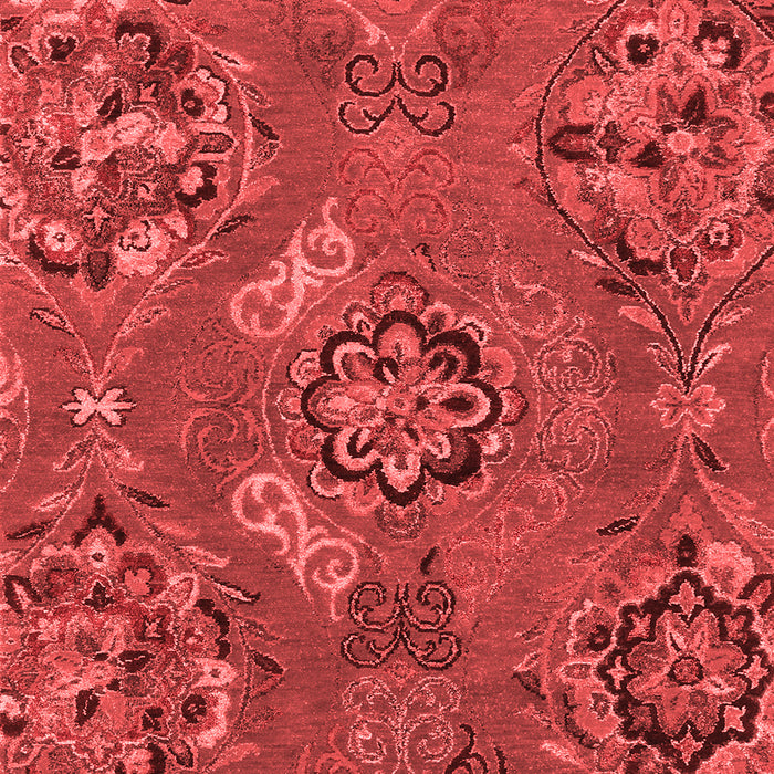 Machine Washable Abstract Red Contemporary Rug, wshcon1534red