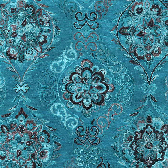 Machine Washable Abstract Light Blue Contemporary Rug, wshcon1534lblu